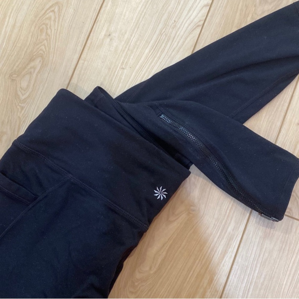 Athleta zipper leggings